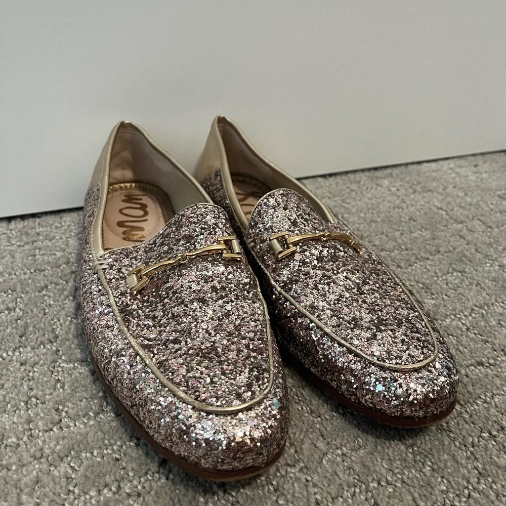 Sam Edelman Glitter Lorraine Loafer - Picture 1 of 6
